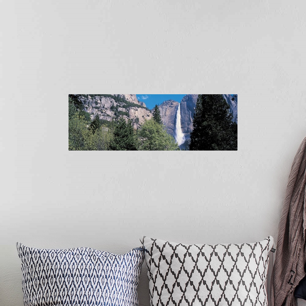 A bohemian room featuring Yosemite Falls Yosemite National Park CA