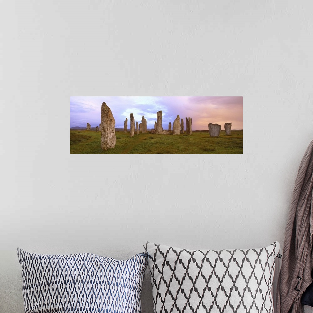 A bohemian room featuring Stone circle at dawn, Callanish, near Carloway, Isle of Lewis, Outer Hebrides, Scotland