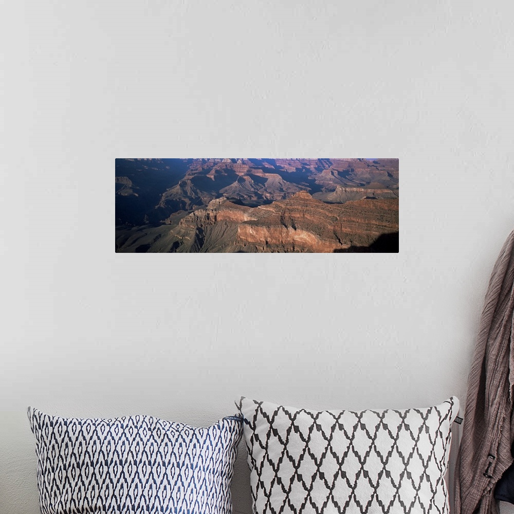 A bohemian room featuring View from Yavapai Point, in evening light, Grand Canyon, Arizona