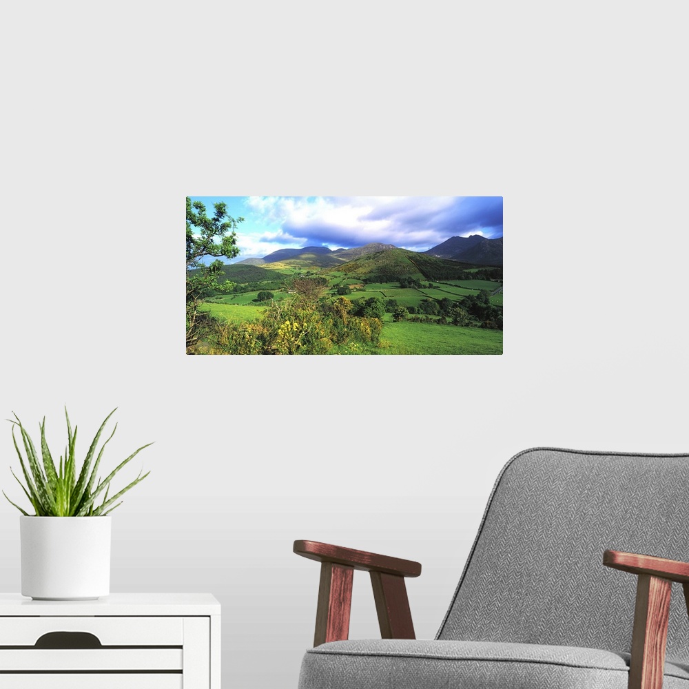 A modern room featuring Slieve Bearnagh, Mourne Mountains, Co Down, Ireland