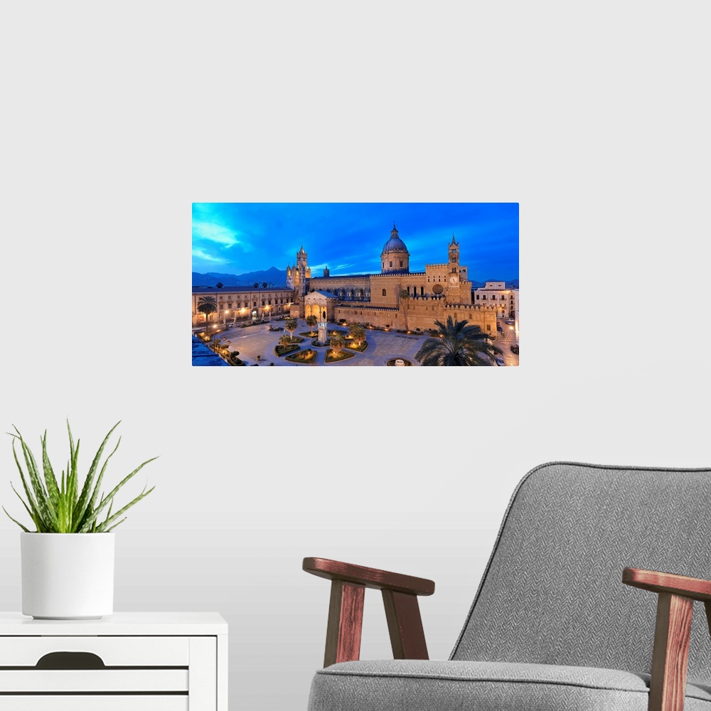 A modern room featuring Italy, Sicily, Mediterranean area, Palermo district, Palermo, Cathedral