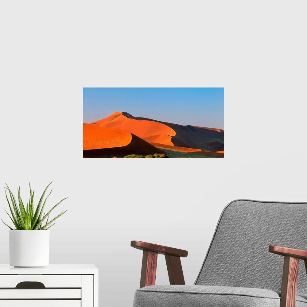 A modern room featuring Namibia, Namib Desert, Namib Naukluft Park, Sossusvlei dunes