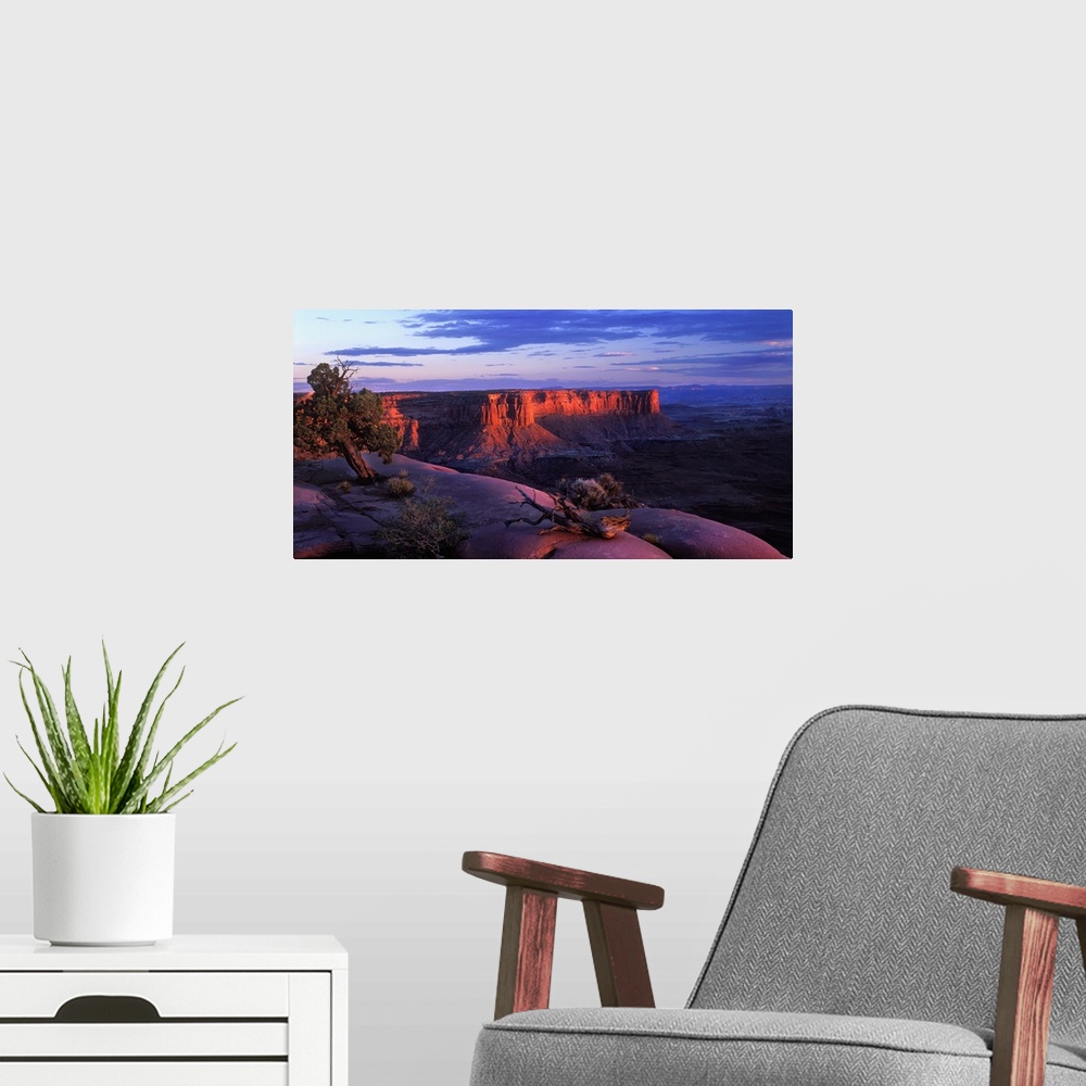 A modern room featuring United States, Utah, View from Green River Overlook