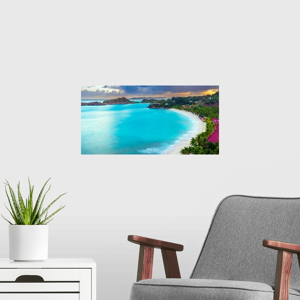 A modern room featuring Caribbean, Antigua, Galley Bay, Galley Bay Beach.