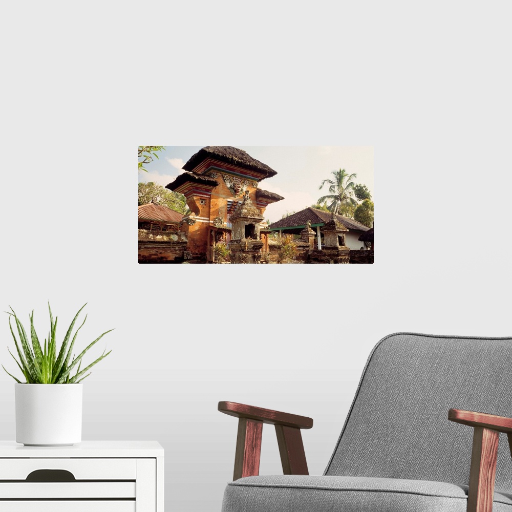 A modern room featuring Hindu Temple Balinese Village Indonesia