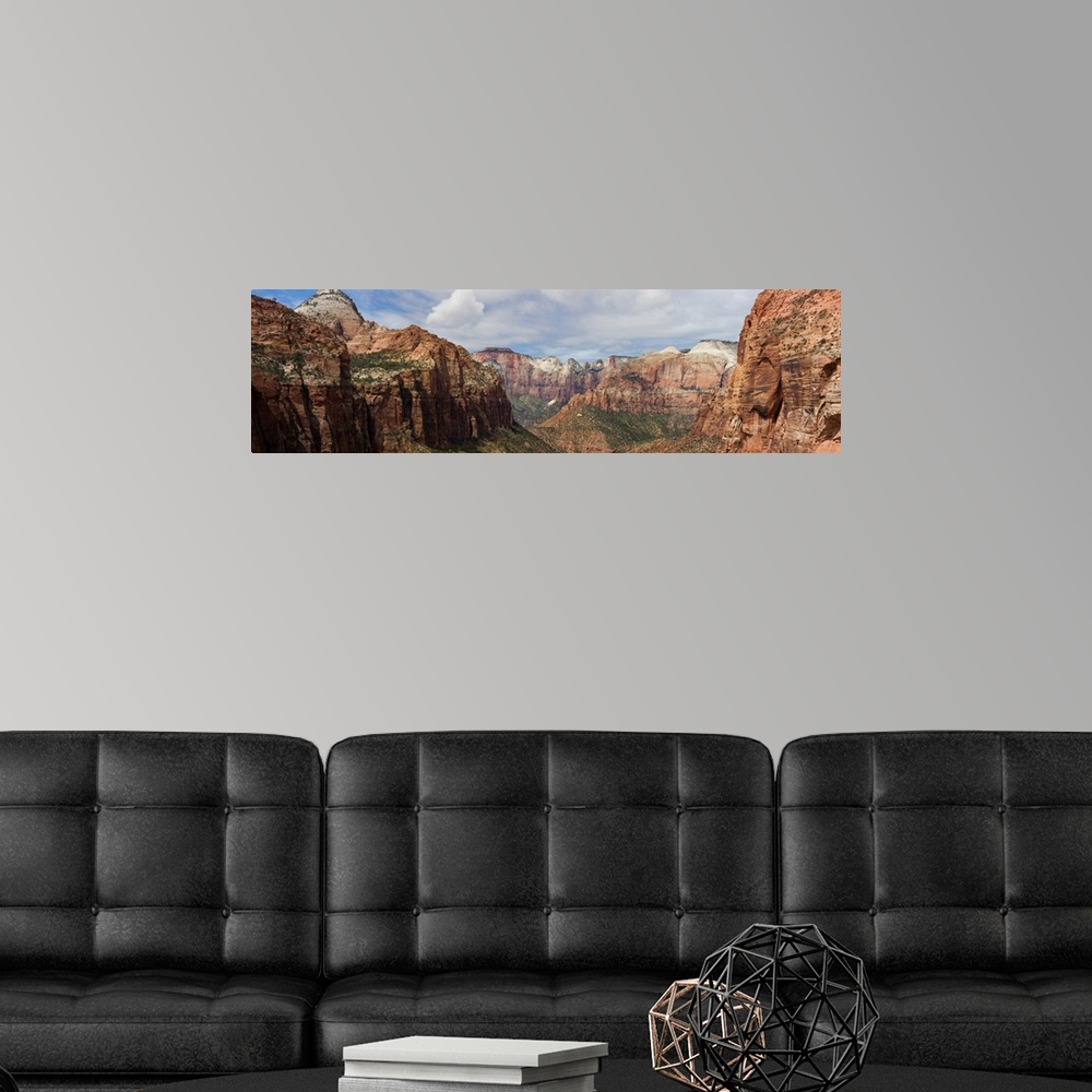 A modern room featuring Rock formations, Zion National Park, Nevada