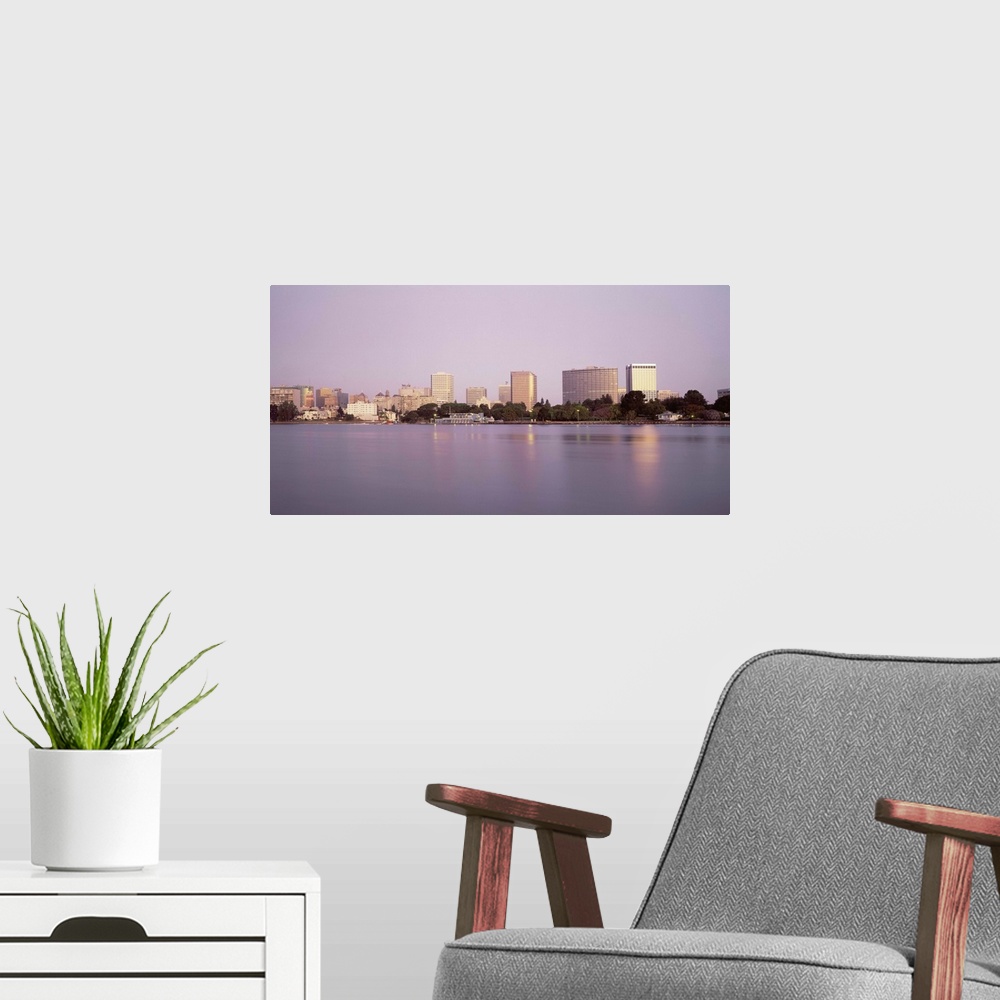 A modern room featuring Skyline & Lake Merritt Oakland CA