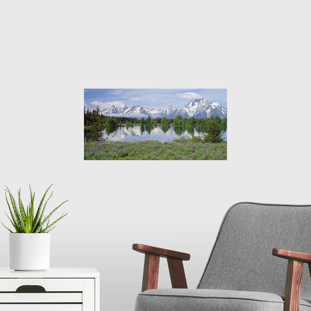 A modern room featuring Wyoming, Grand Teton National Park