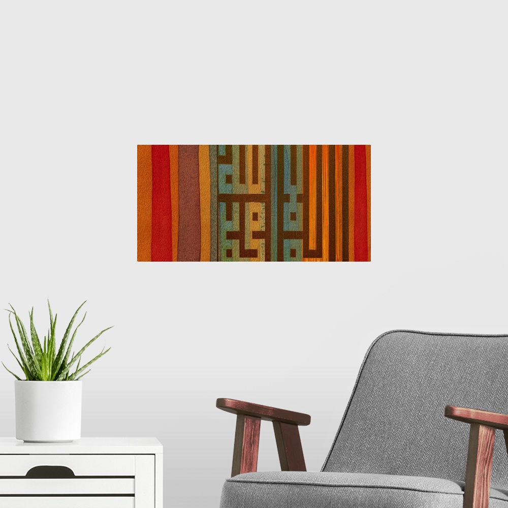 A modern room featuring The Language of Color II