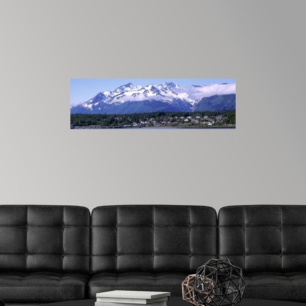 A modern room featuring Chilkoot Inlet in Chilkat Mountains, Haines, Alaska