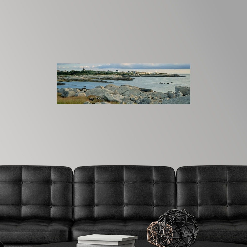 A modern room featuring Peggy's Cove Nova Scotia Canada