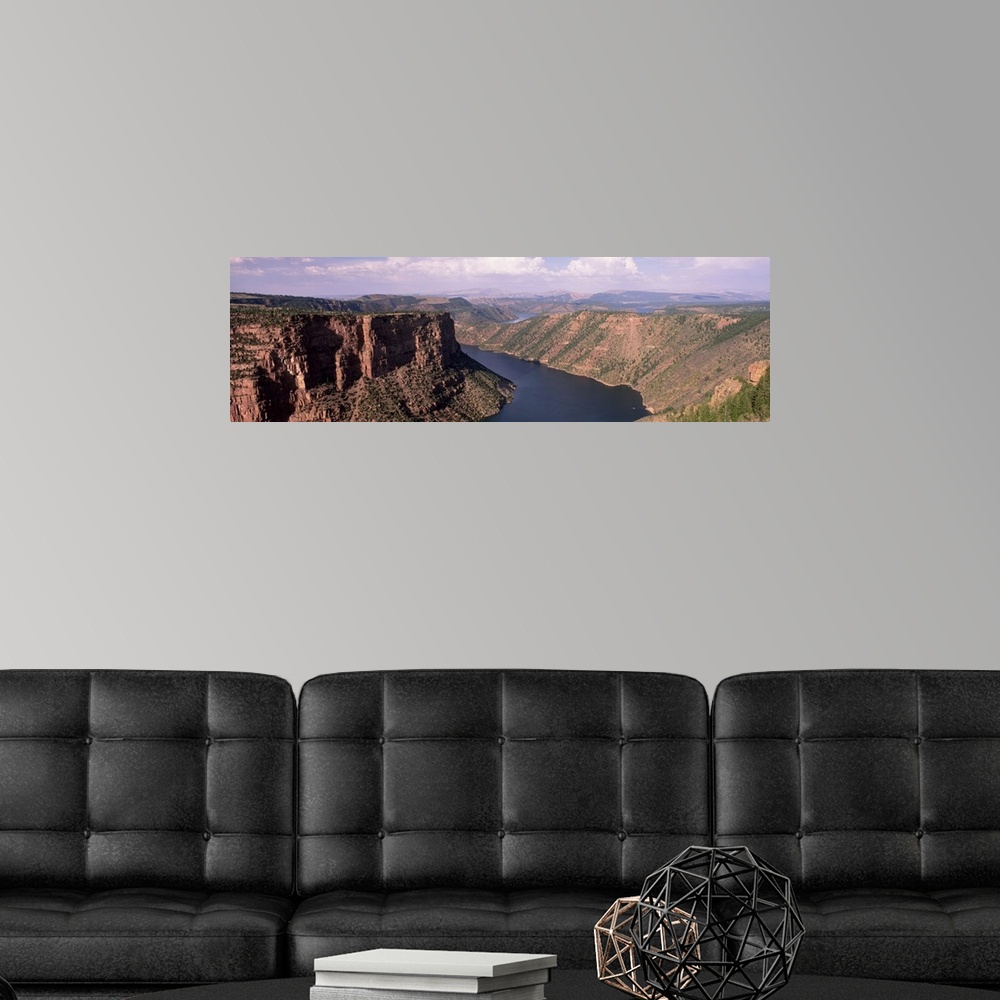 A modern room featuring Red Canyon Flaming Gorge Recreation Area UT