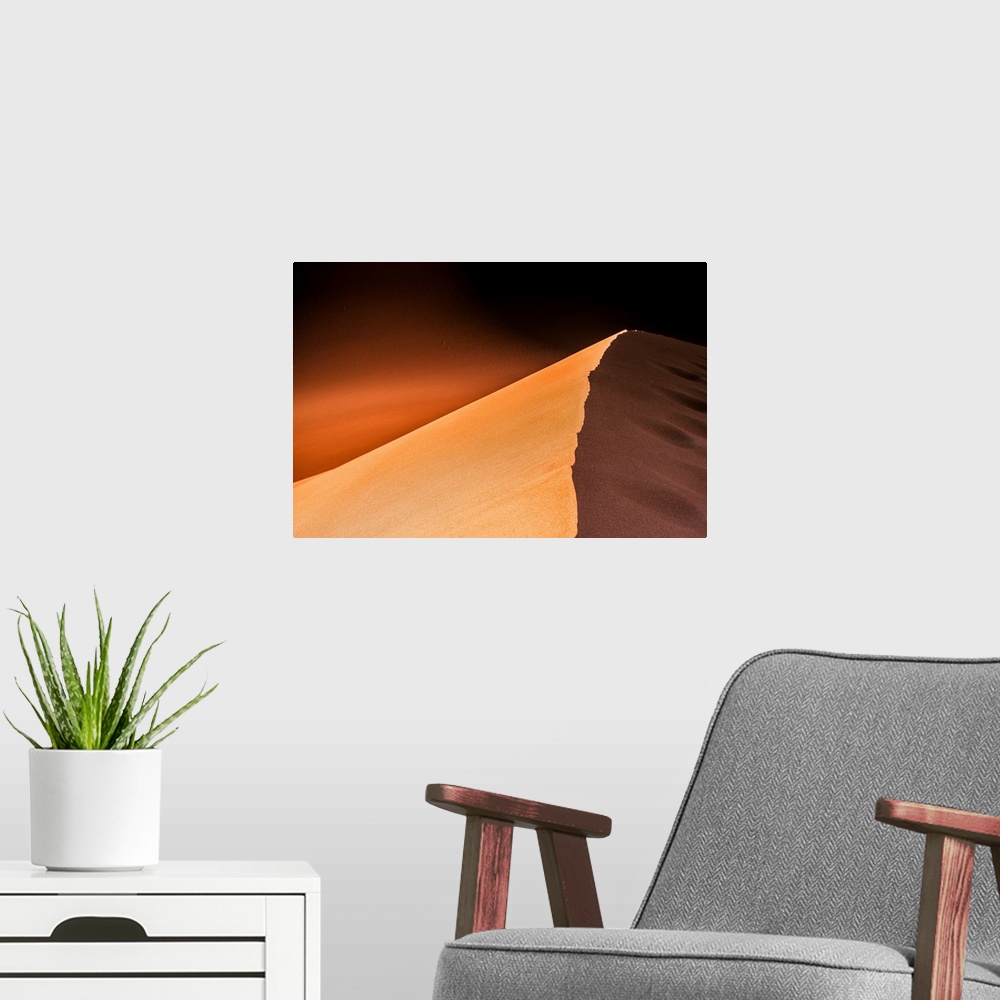 A modern room featuring Desert Palette