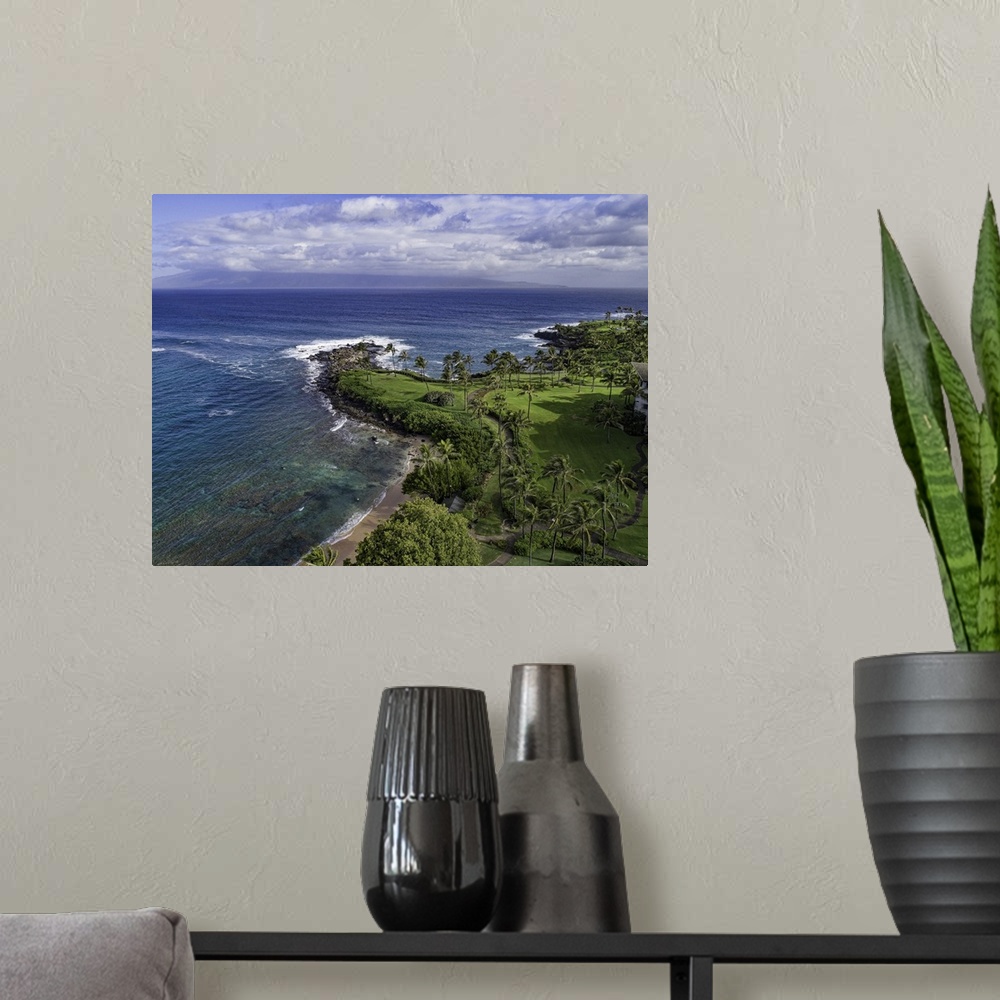 A modern room featuring Kapalua Bay Panoramic. Kapalua is on the Hawaiian island of Maui.