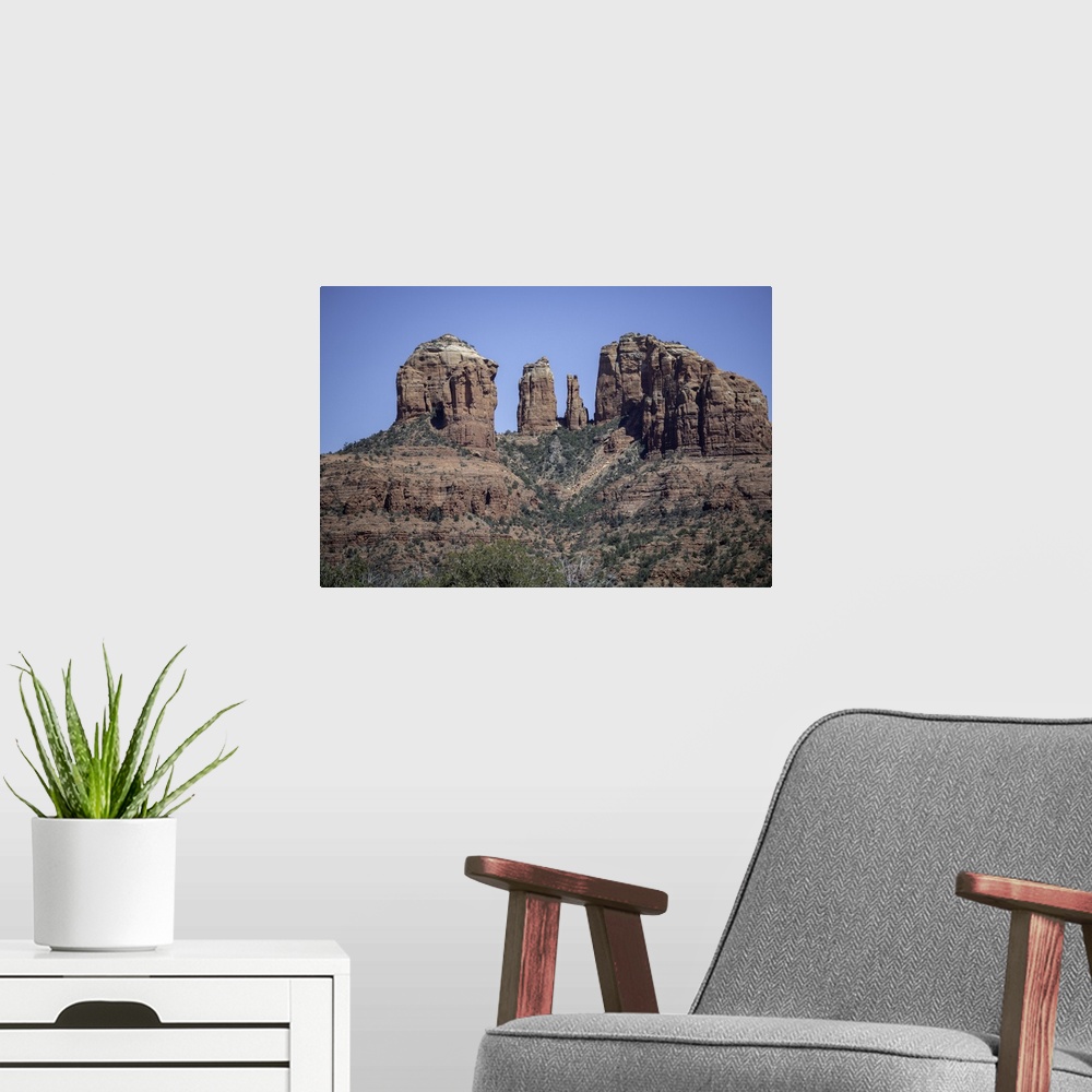 A modern room featuring Sedona, Arizona landscape