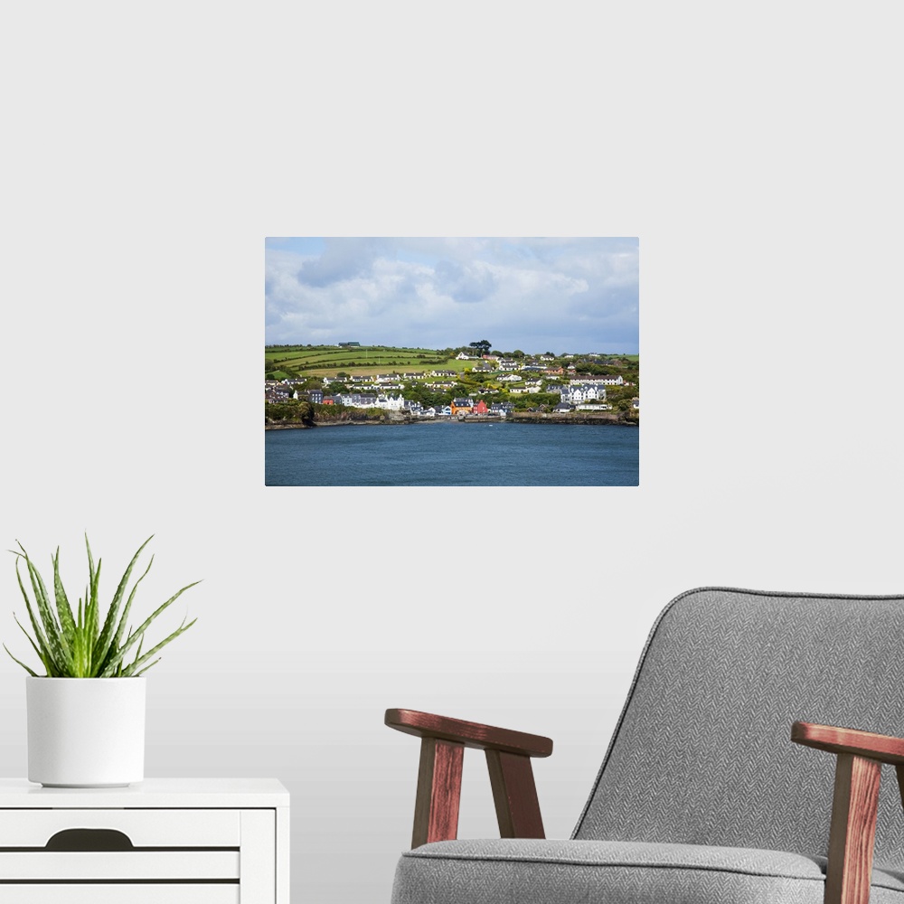 A modern room featuring A Town On The Coast Near Kinsale; Summercove, County Cork, Ireland