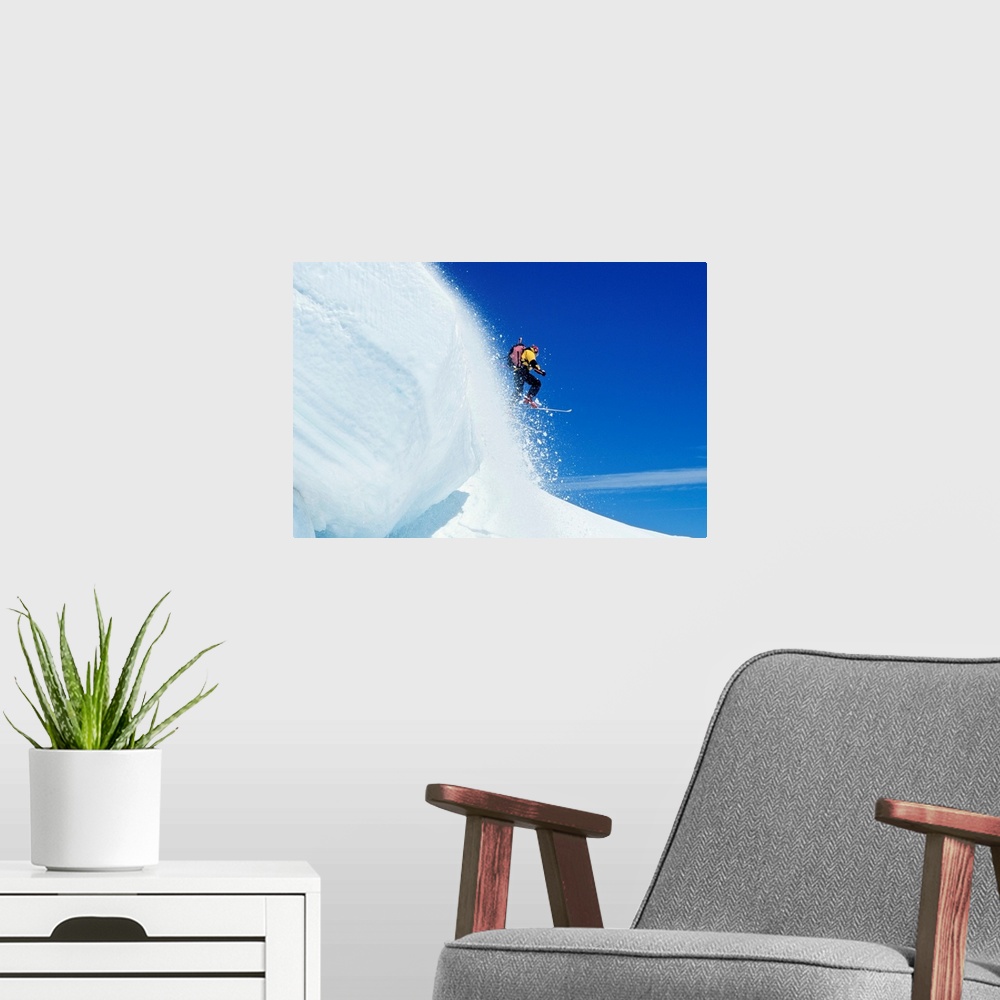 A modern room featuring Mount Hood National Forest, Oregon, USA, Downhill Skiing On Mountain