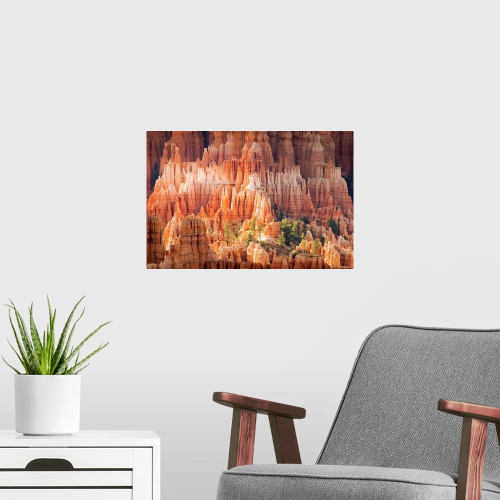 A modern room featuring Needle Rock Formations, Utah