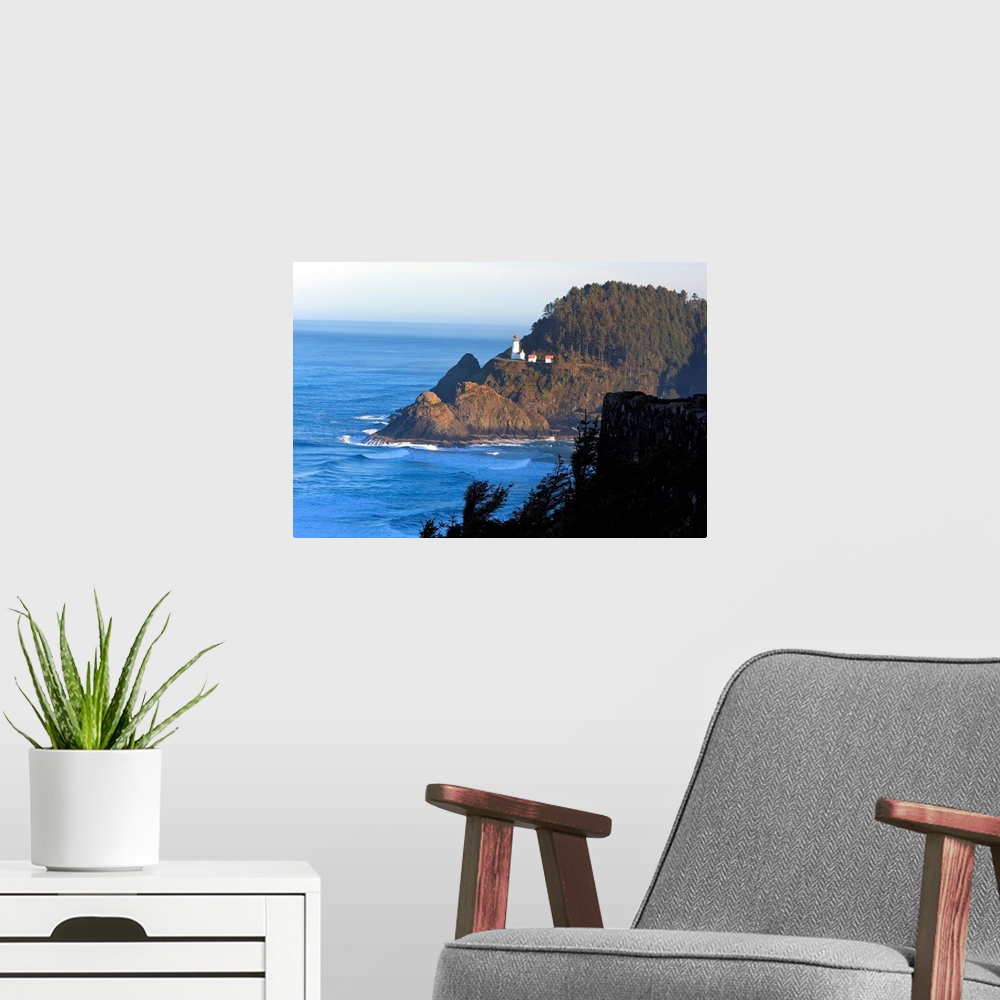 A modern room featuring Oregon, USA, Heceta Head Lighthouse Along The Coast Of The Pacific Ocean