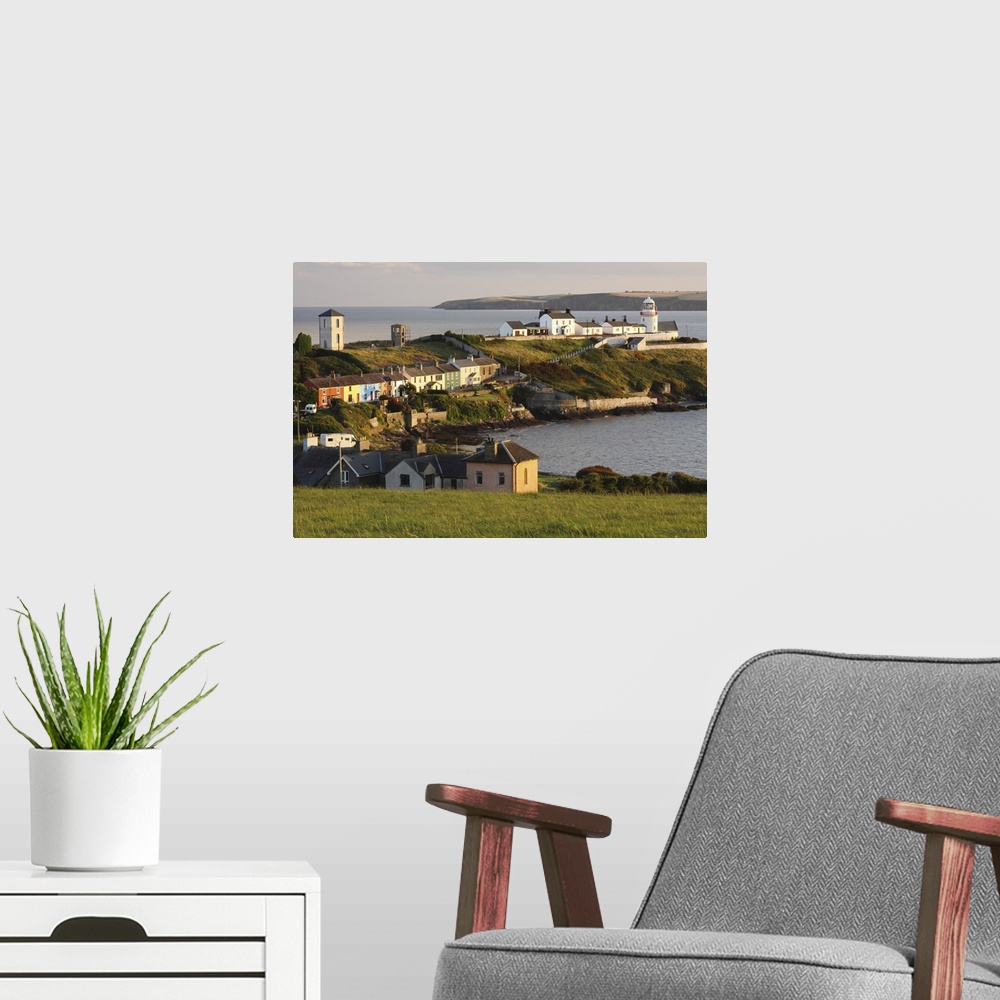 A modern room featuring Roches Point Lighthouse In Cork Harbour In Munster Region; County Cork, Ireland