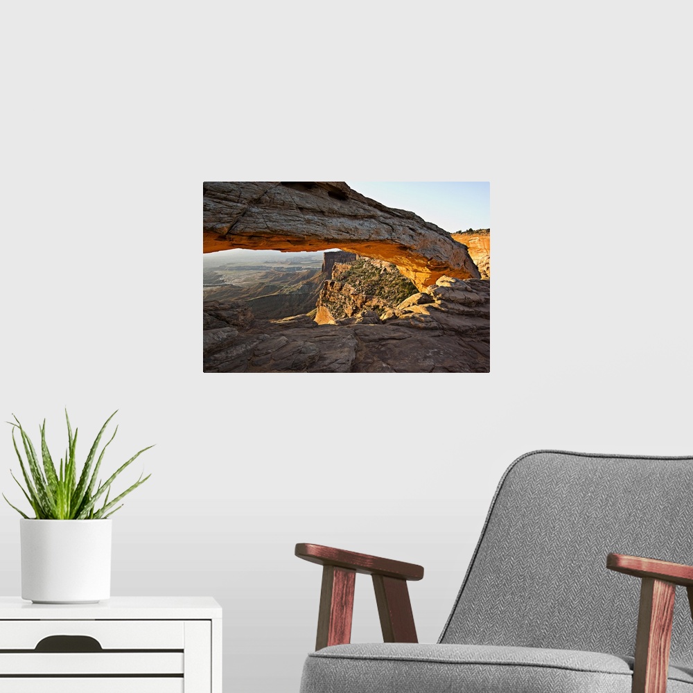 A modern room featuring The Arch, Arches National Park, Moab, Utah
