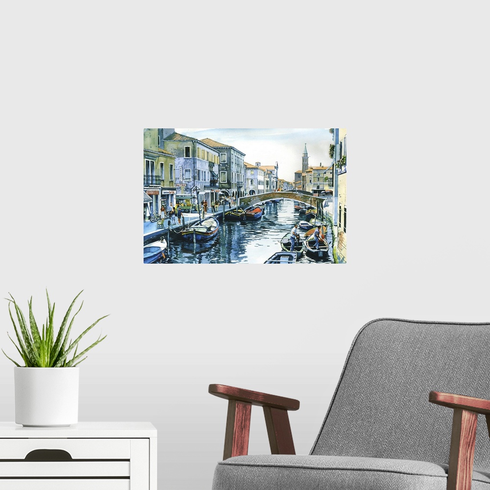 A modern room featuring Canal in Chioggia