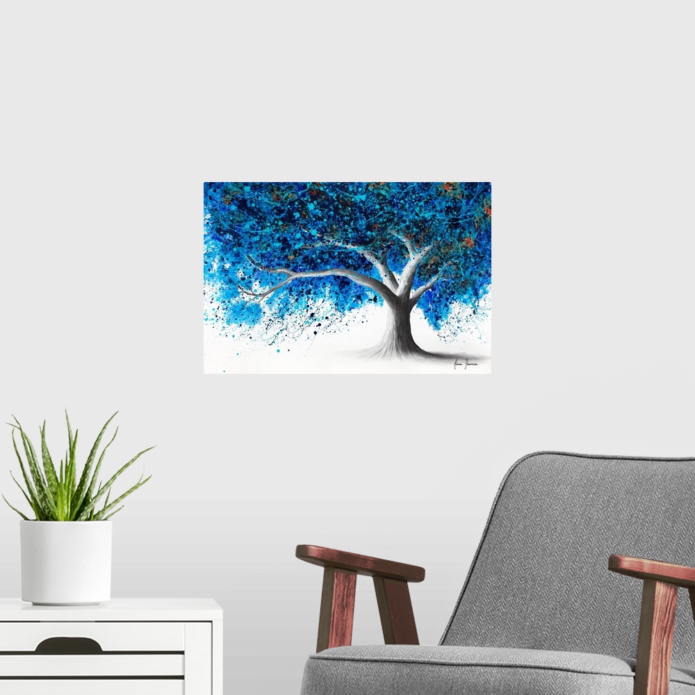 A modern room featuring Coral Reef Tree