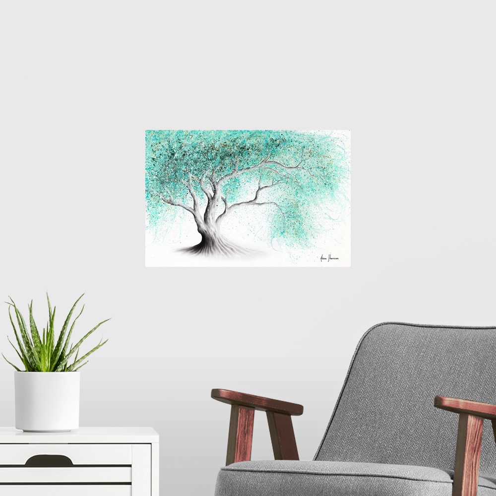 A modern room featuring Mint Dream Tree