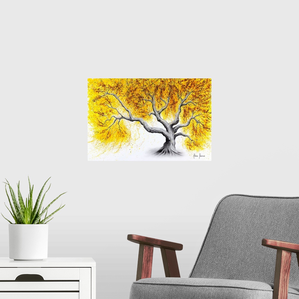 A modern room featuring Sunshine Tree