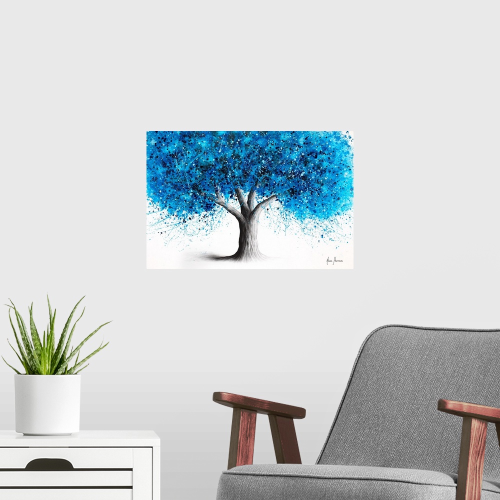 A modern room featuring Thundercloud Tree