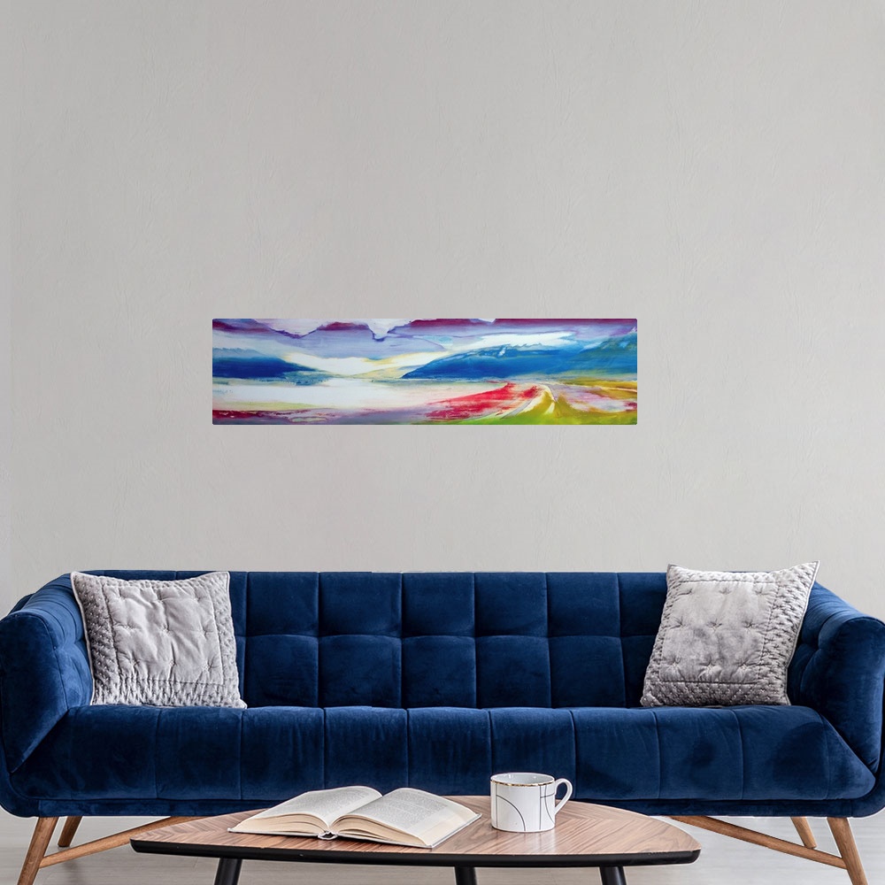 A modern room featuring Abstract Composition