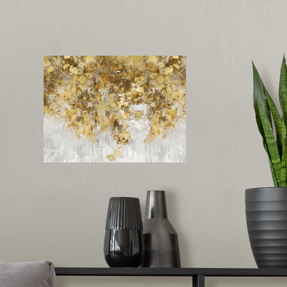 A modern room featuring Charmed Amber and Gold