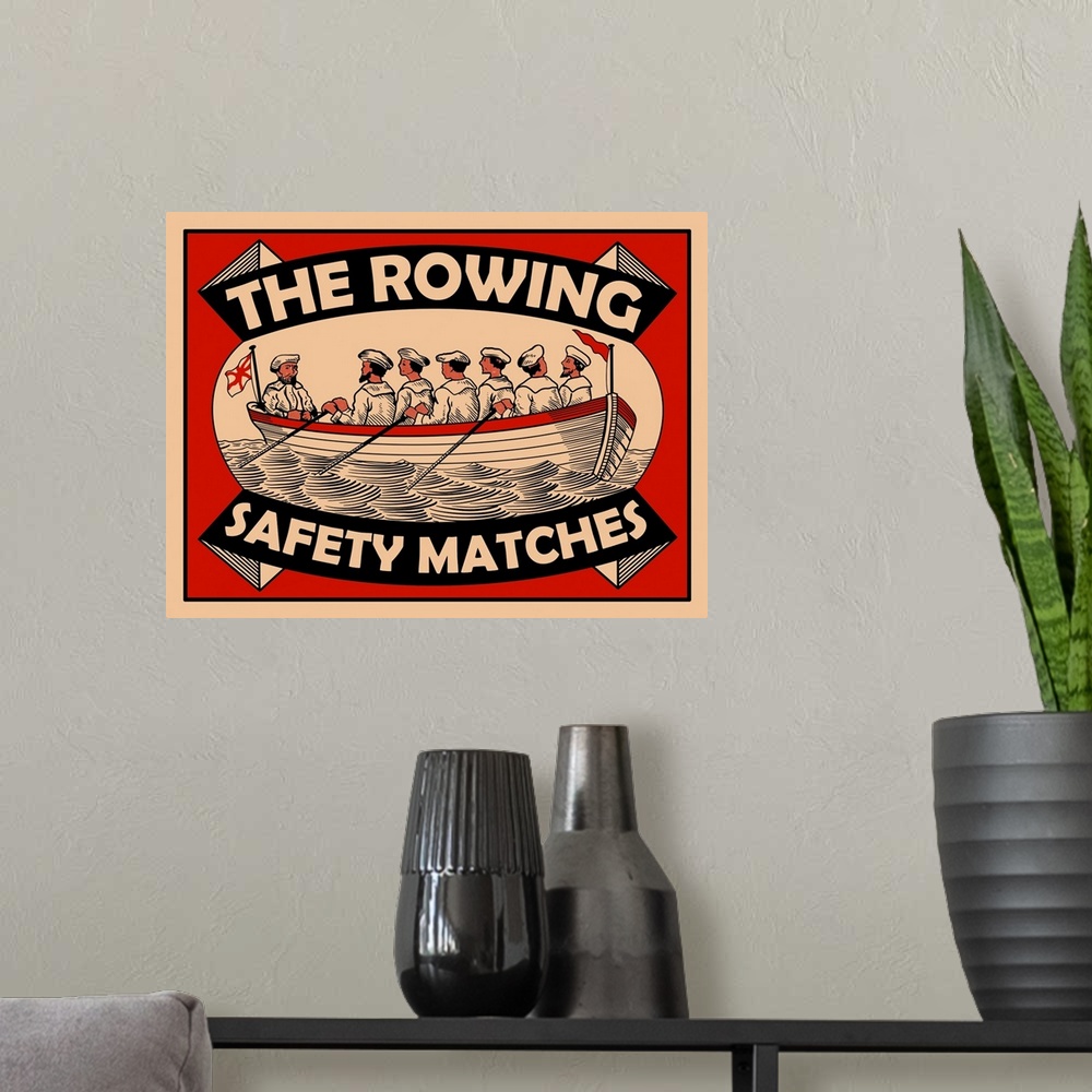 A modern room featuring Rowing Safety Matches