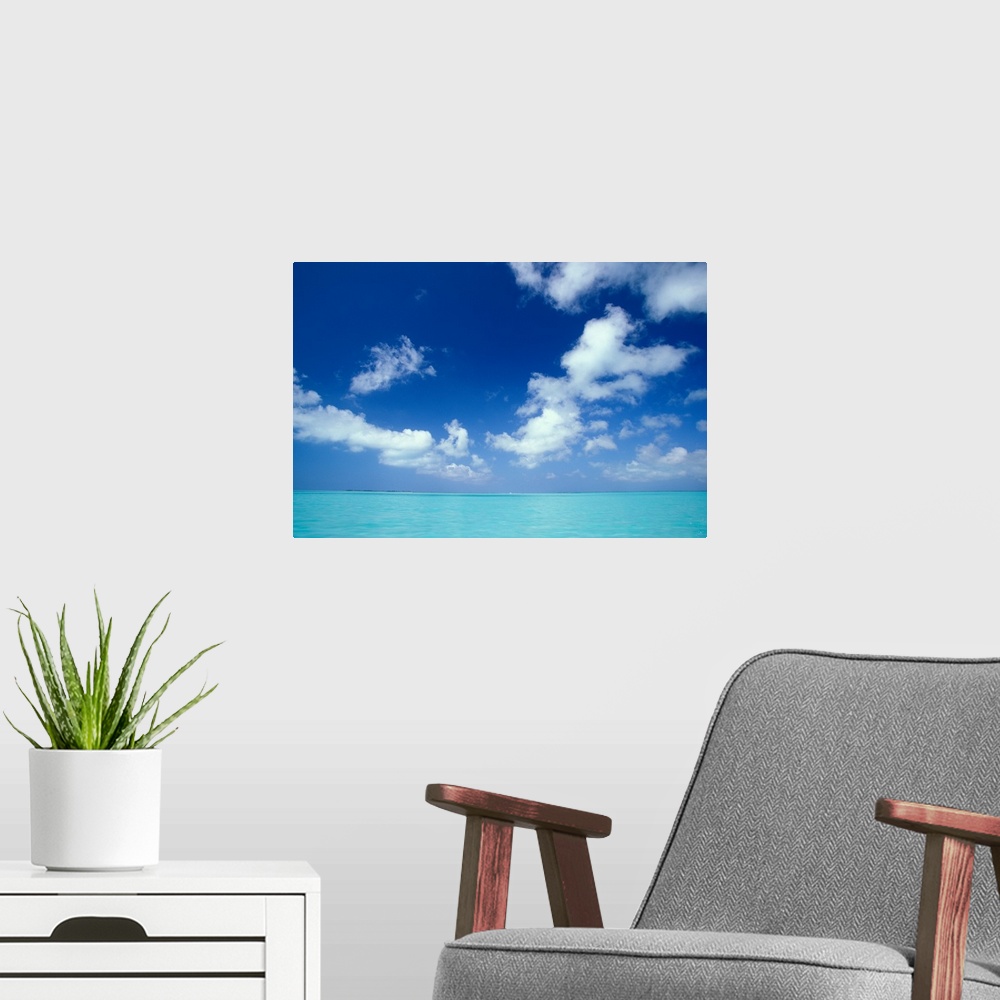 A modern room featuring Bahamas.Caribbean and clouds