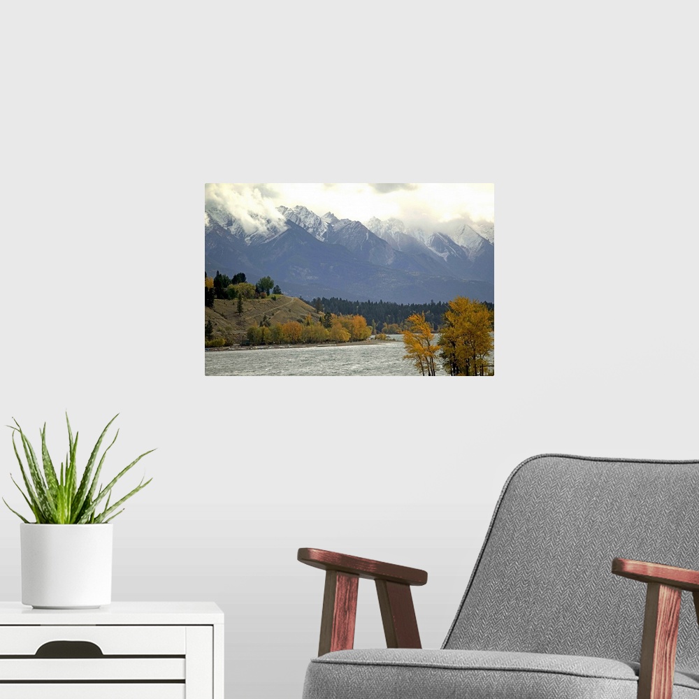 A modern room featuring British Columbia, The Rockies, Invermere, View of Windermere Lake