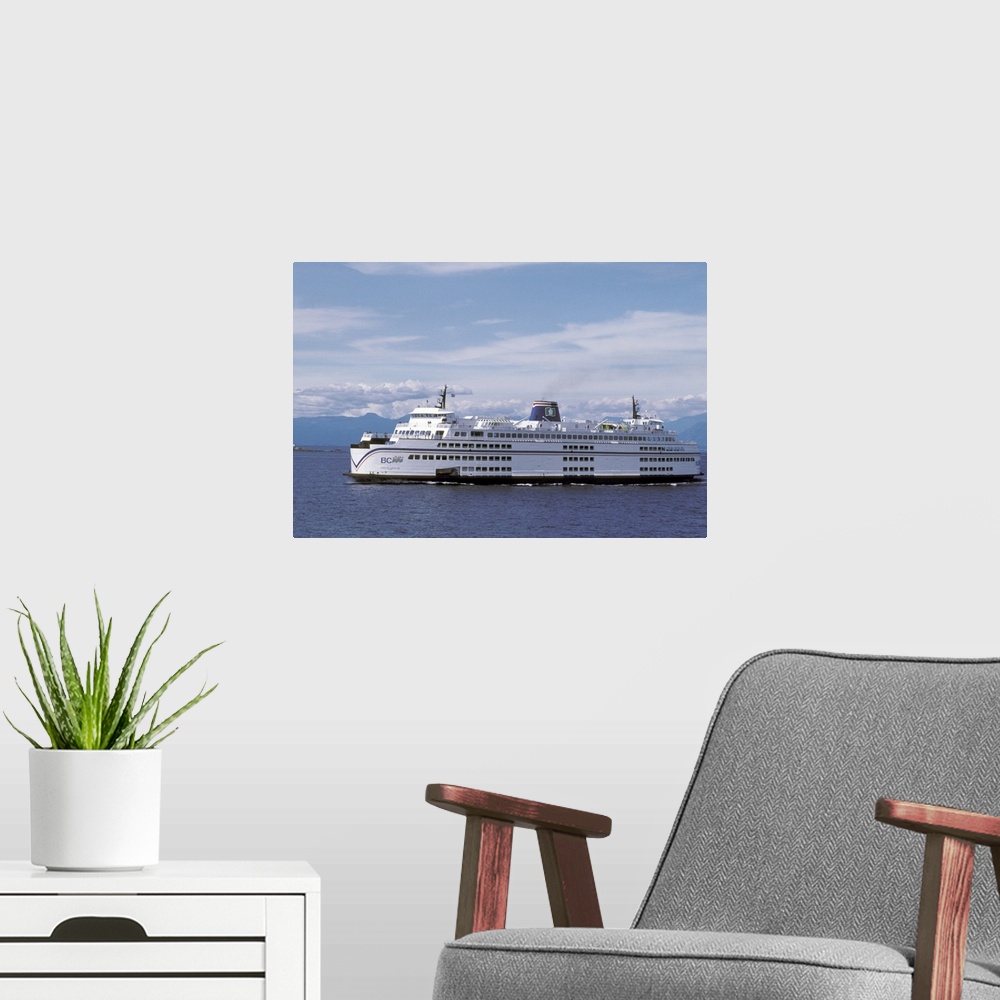 A modern room featuring North America, Canada, British Columbia, Vancouver Island, Nanaimo. Ferry boat
