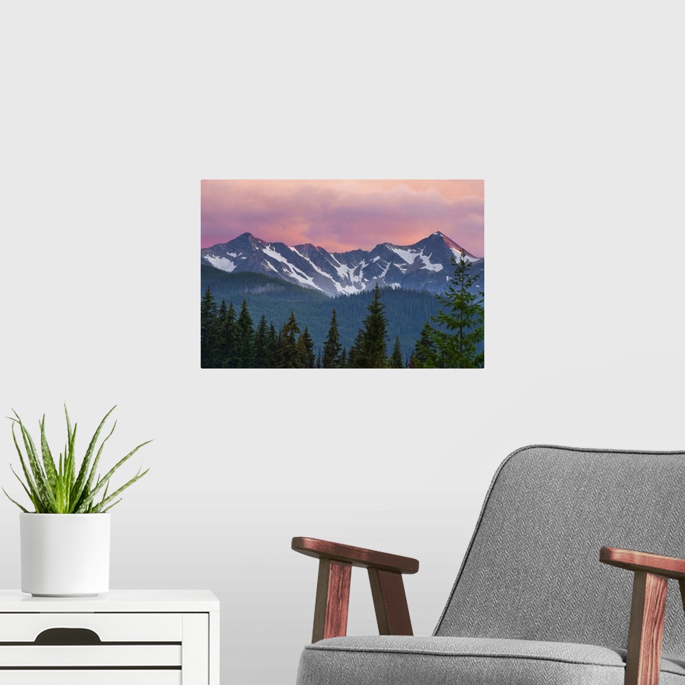 A modern room featuring Cascade Mountain Range, Manning Provincial Park, British Columbia