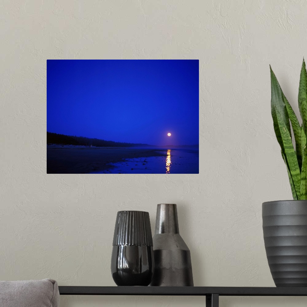 A modern room featuring Combers Beach at Twilight, Pacific Rim NP,