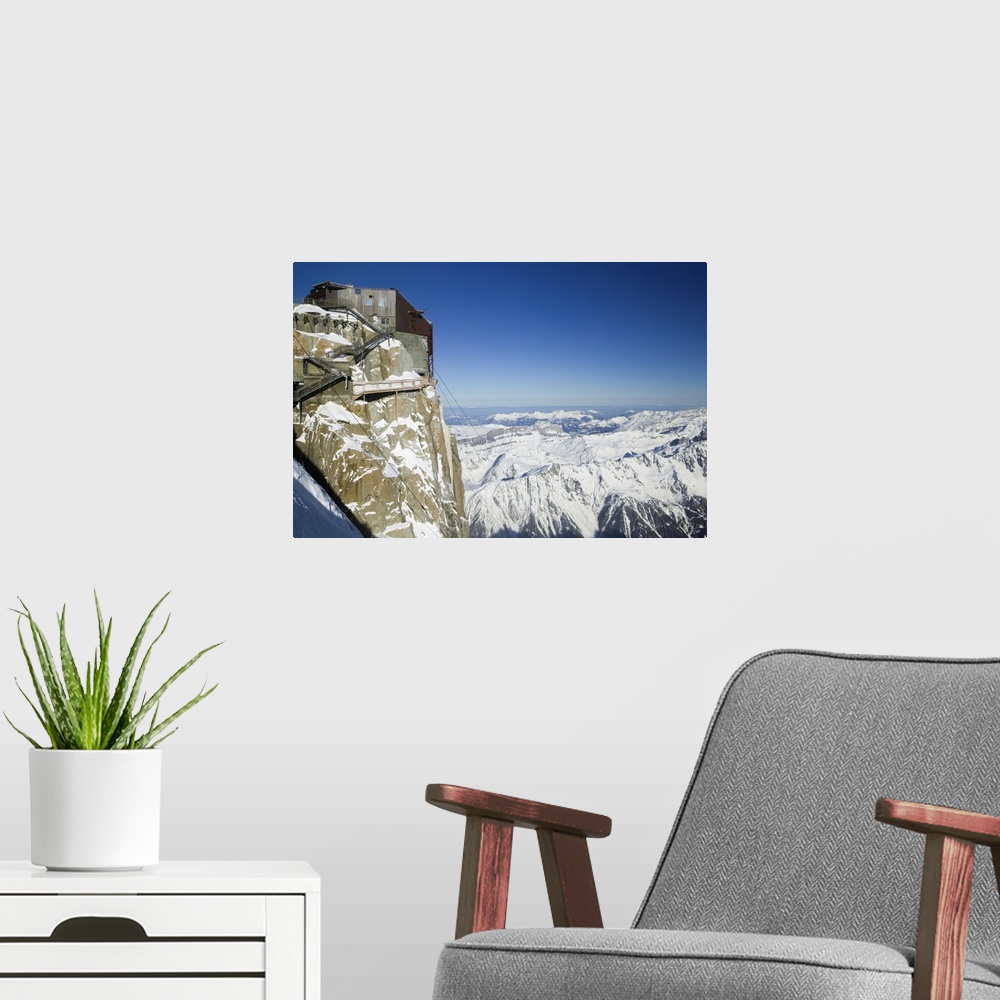 A modern room featuring France, French Alps, Chamonix, Mont, Blanc, Aiguille Du Midi