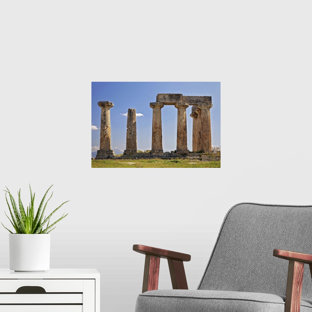 A modern room featuring Greece, Corinth, Ruins Of Temple Of Apollo
