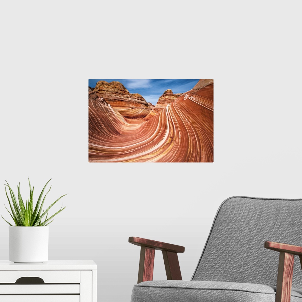 A modern room featuring The Wave, Coyote Buttes, Paria-Vermilion Cliffs Wilderness, Arizona USA