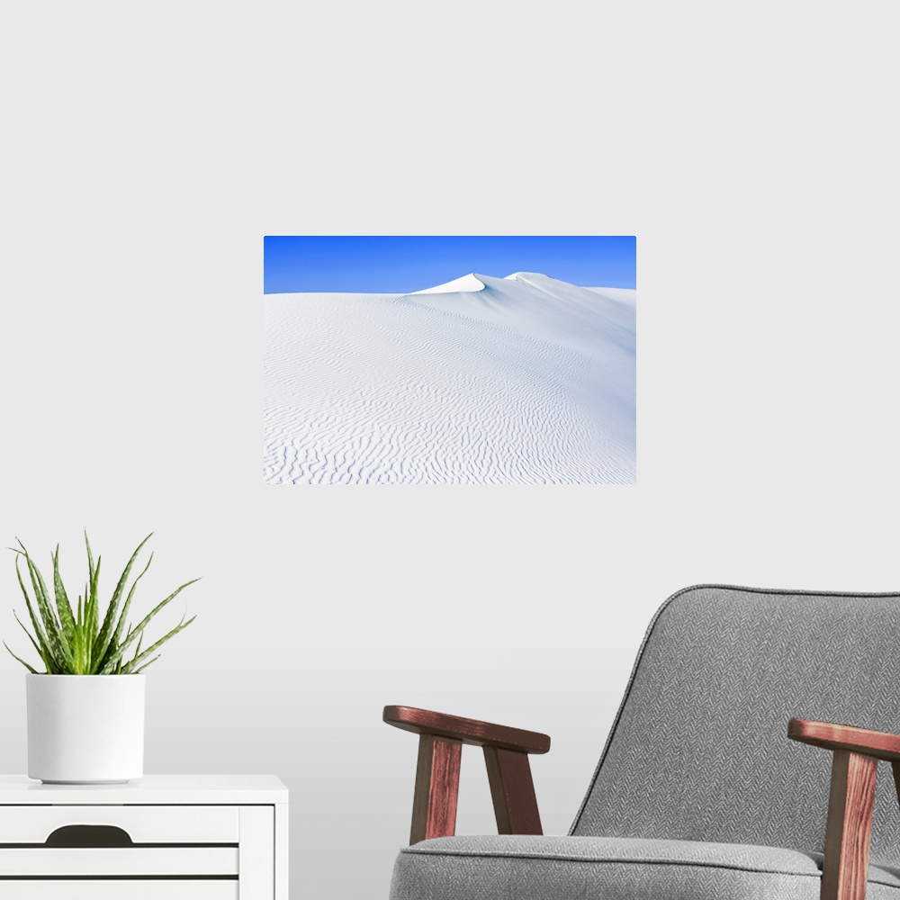 A modern room featuring USA, NM, White Sands NM, Sand Dune