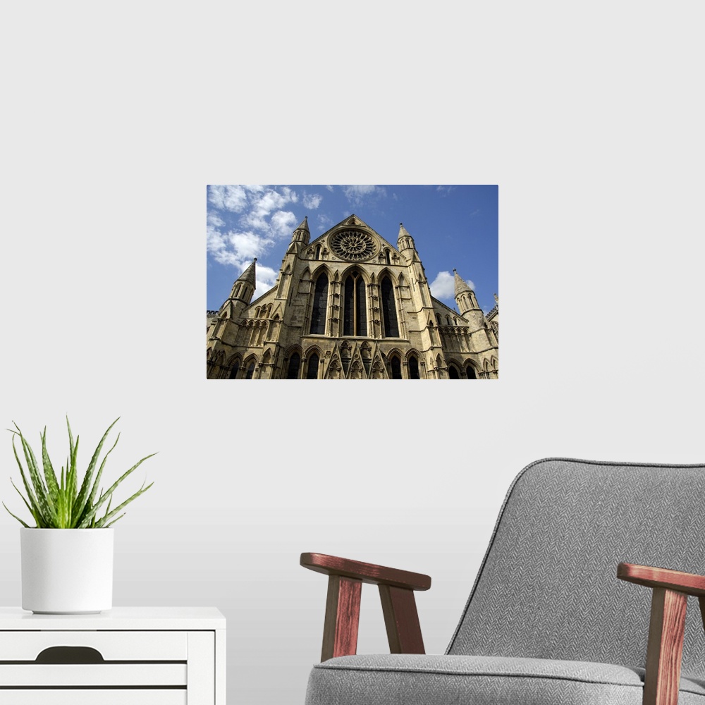 A modern room featuring Europe, England, Yorkshire, York. York Minster, largest Gothic cathedral north of Alps. THIS IMAG...