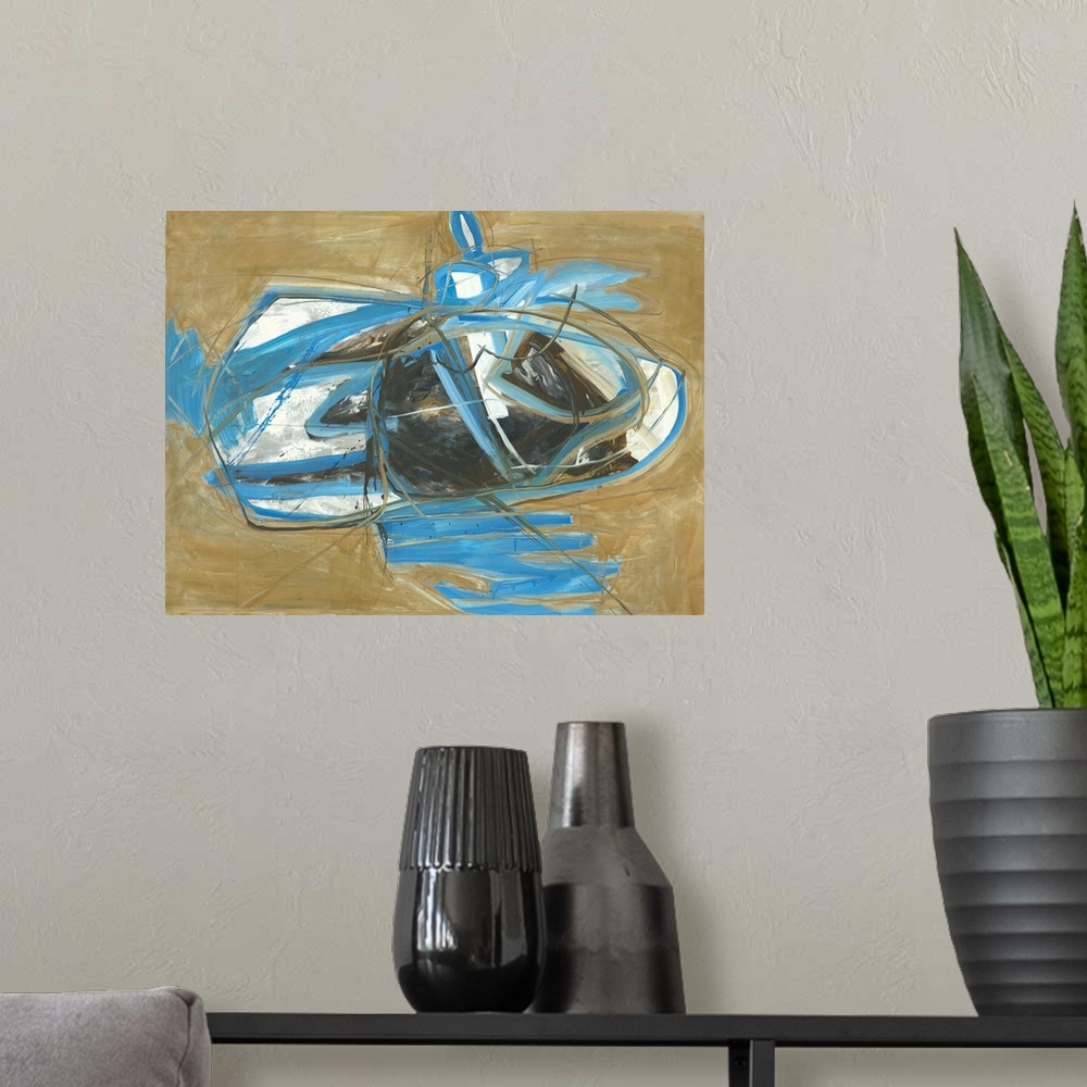 A modern room featuring Abstract #102