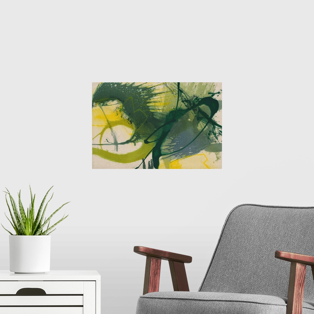A modern room featuring Abstract 268