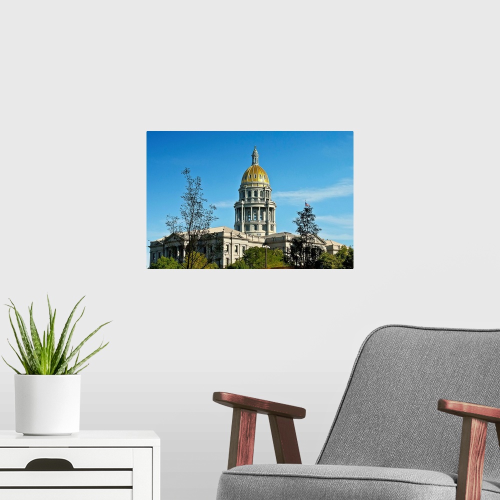 A modern room featuring Colorado, Denver, State Capitol Building