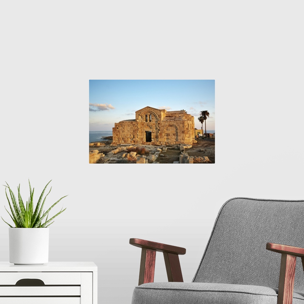 A modern room featuring Cyprus, Northern Cyprus, Kirpasa, Ruins of Agios Filon church, Dipkarpaz