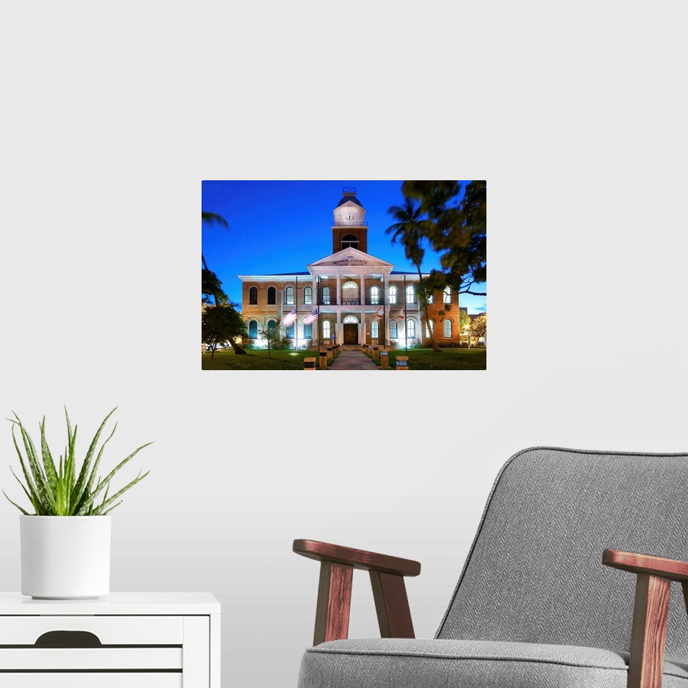 A modern room featuring United States, USA, Florida, Florida Keys, Key West, The Monroe County Courthouse