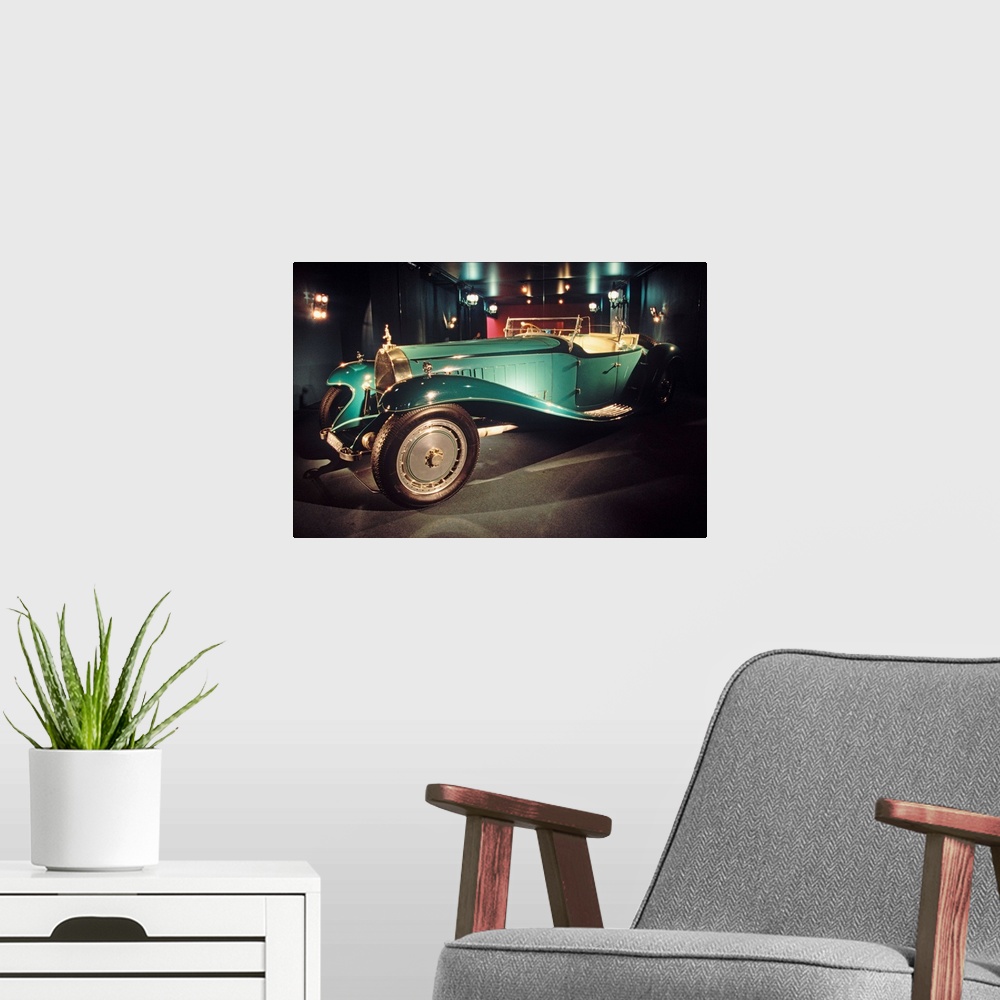 A modern room featuring The "Musee international de l'Automobile" of Mulhous is world famous for its outstanding collecti...