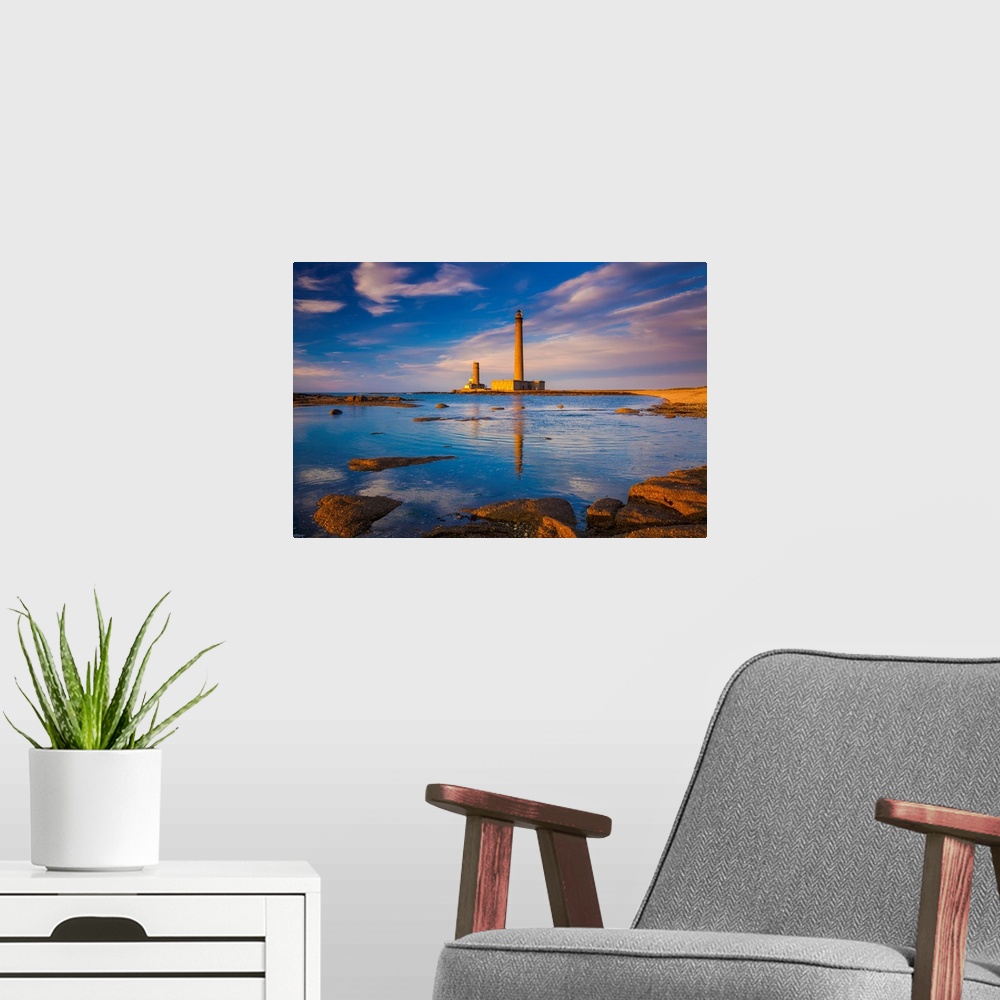 A modern room featuring France, Normandy, English Channel, Basse-Normandie, Gatteville-le-Phare, Lighthouse.